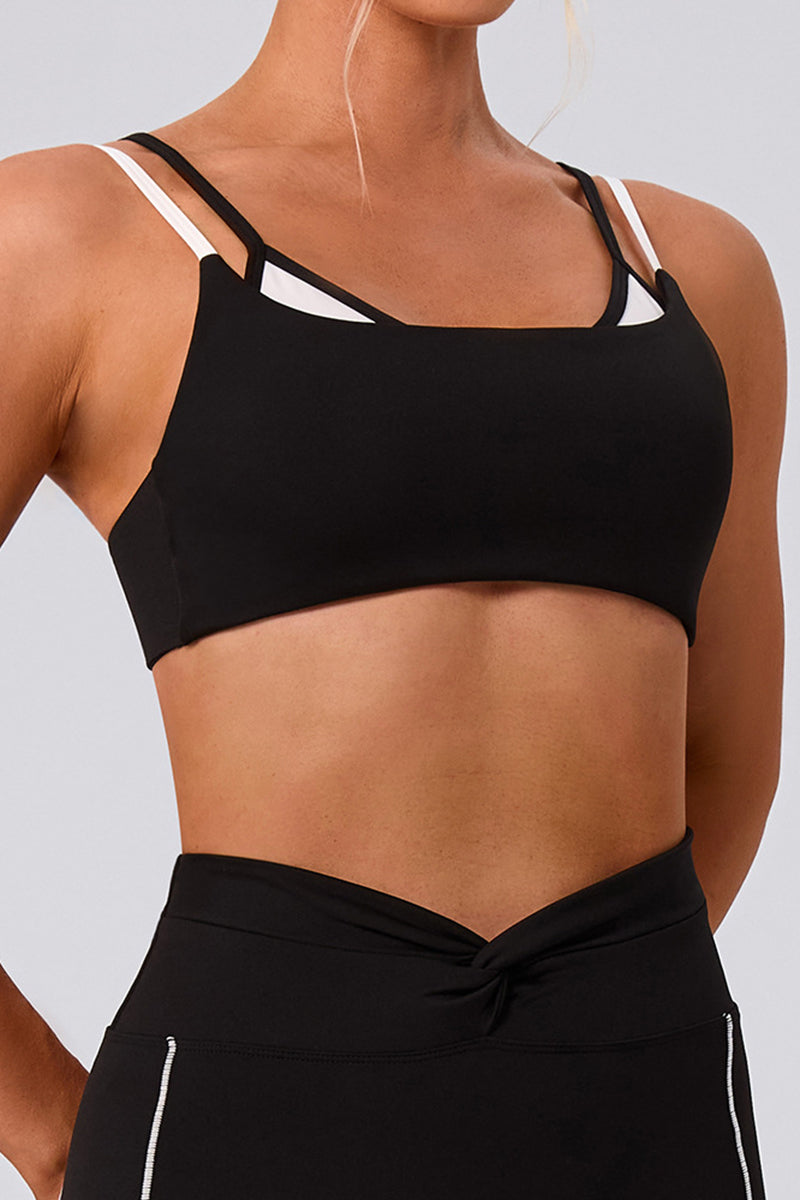 Strap Detail Sports Bra