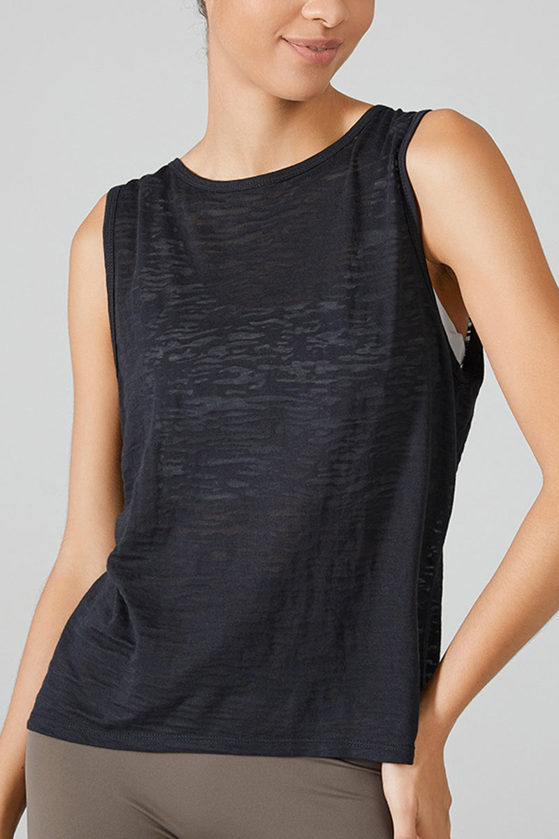 Sleeveless Bodycon Active Top