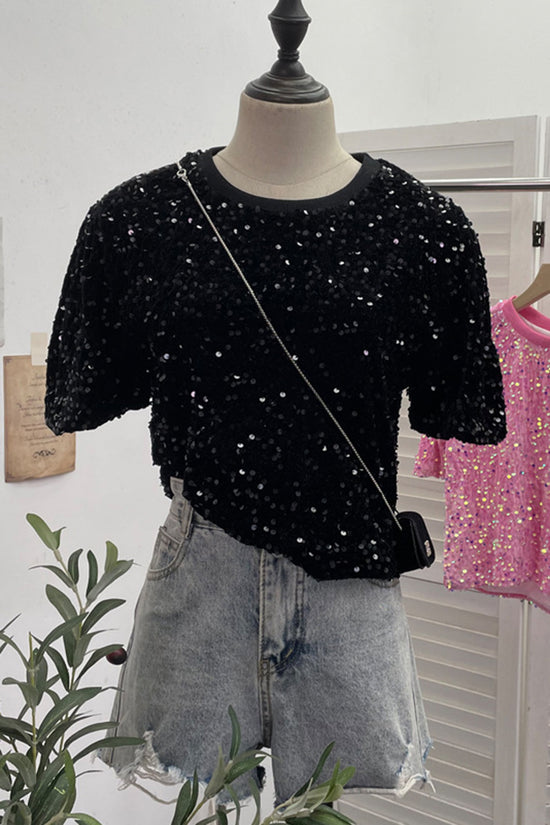 Sparkling Sequin T-Shirt