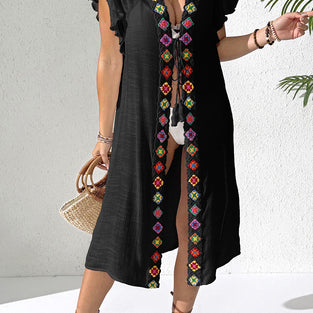 Boho Cover-Up with Tassels