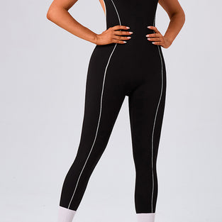 Sleek Cutout Short Sleeve Jumpsuit