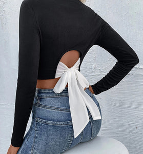 Long Sleeve Crop Top