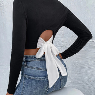 Long Sleeve Crop Top