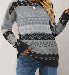 Geometric Pattern Sweater