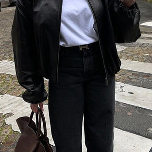 Stylish Bomber Jacket with Relaxed Fit