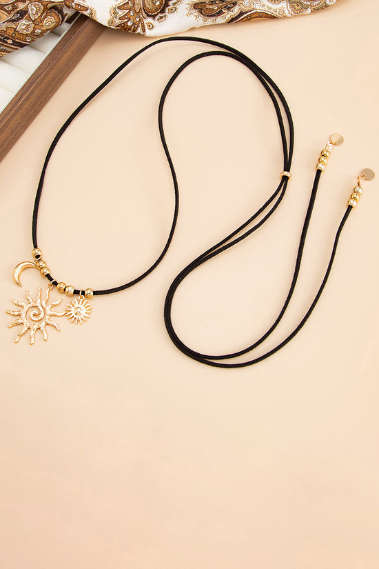 Sun and Moon Pendant Necklace