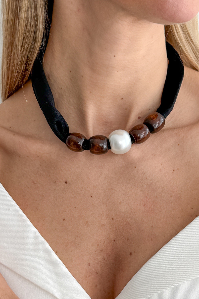 Elegant Beaded Choker Necklace