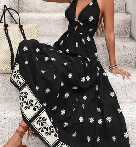 Floral Print Maxi Dress