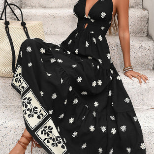 Floral Print Maxi Dress