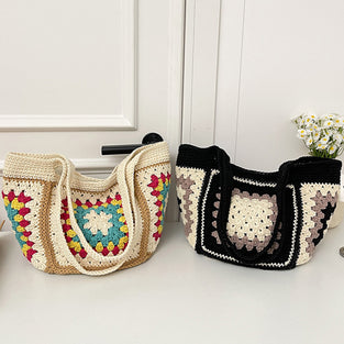 Chic Crochet Tote Bag