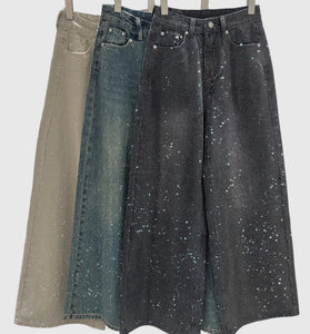 Sparkling Straight-Leg Jeans