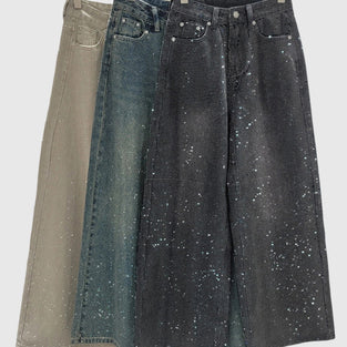 Sparkling Straight-Leg Jeans