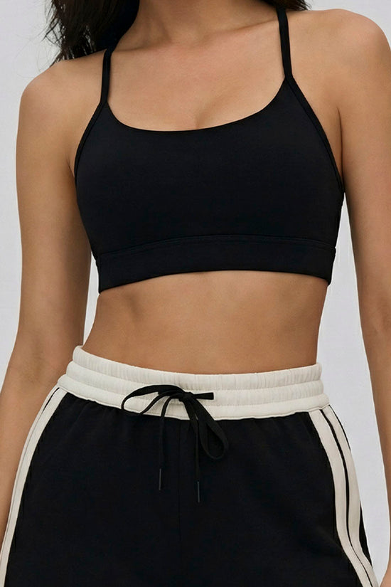 Strappy Back Active Crop Top