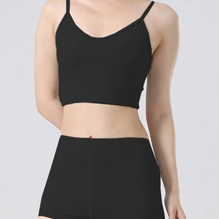 Stylish Sleeveless Crop Top and Shorts