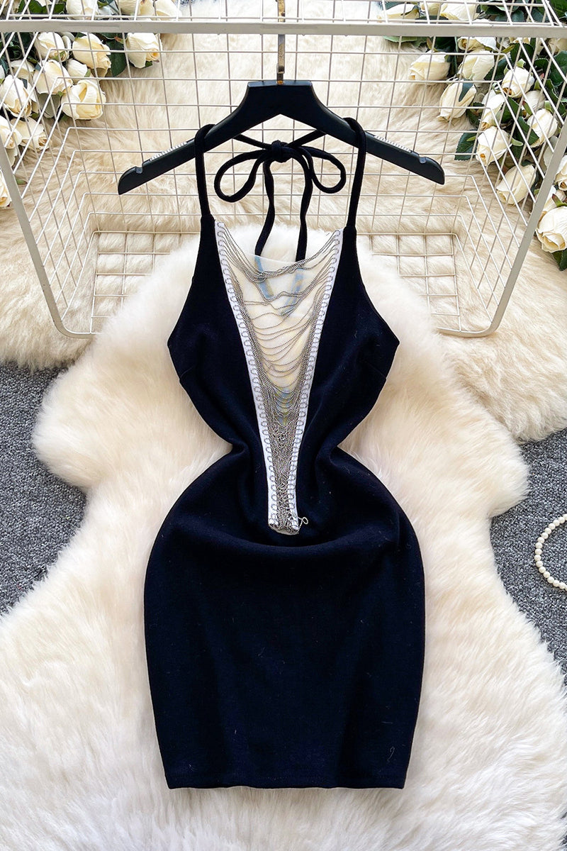Elegant Sleeveless Bodycon Dress