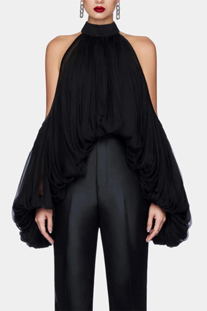 Elegant Puff Sleeve Blouse