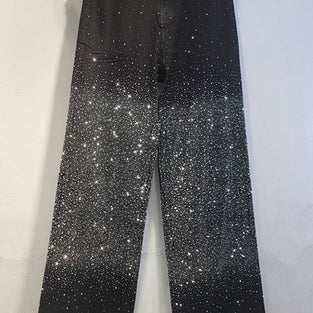 Sparkling Straight-Leg Jeans