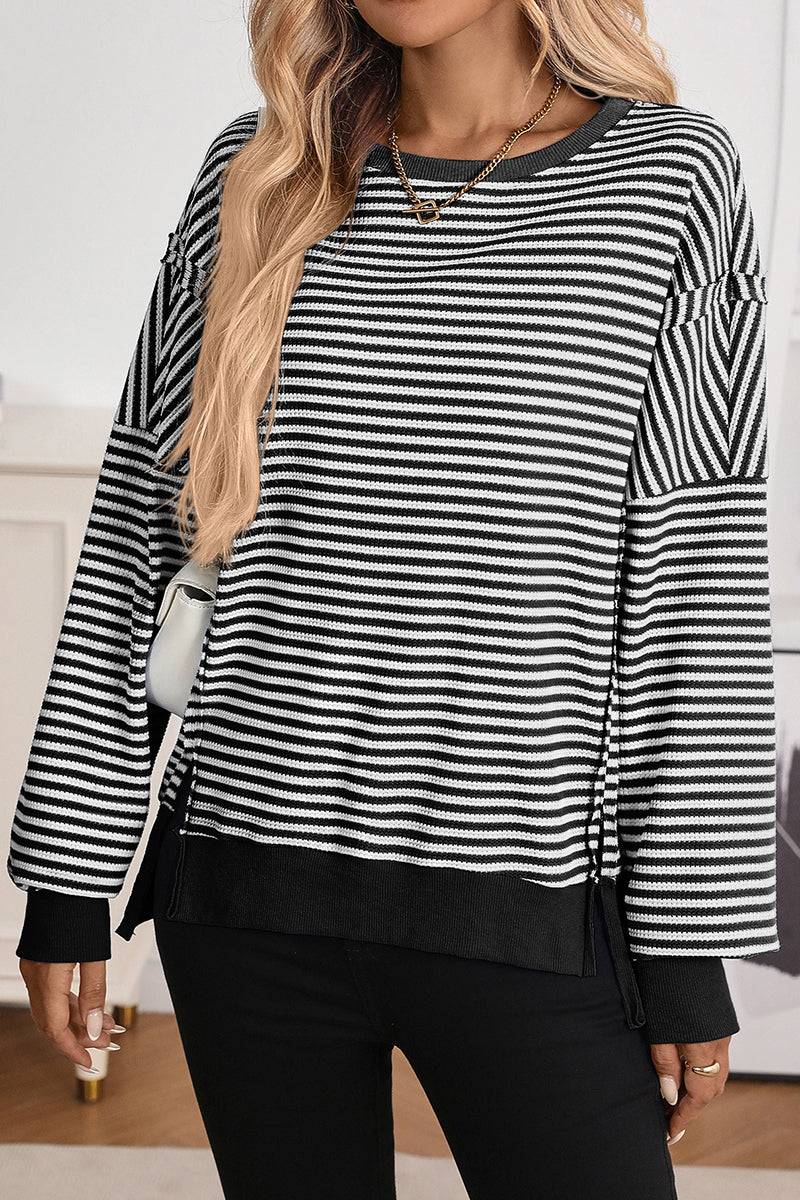Cozy Oversized Textured Sweatshirt