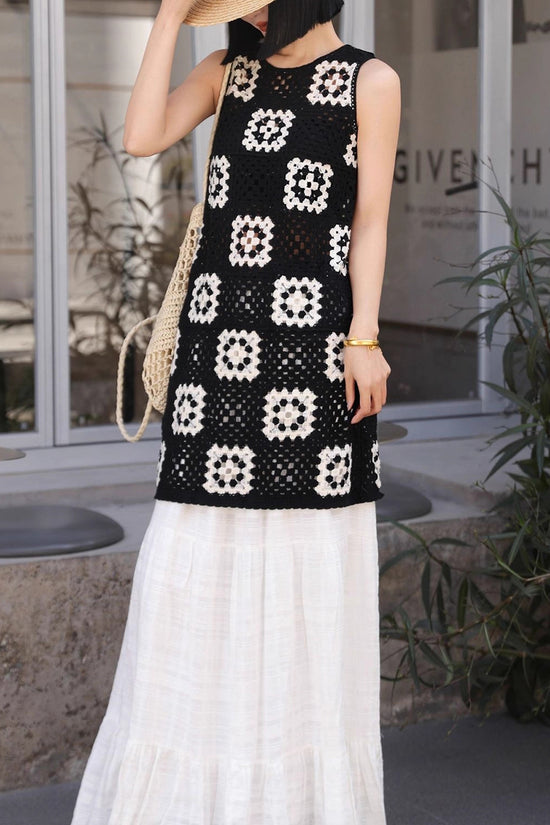 Crochet Pattern Sleeveless Dress