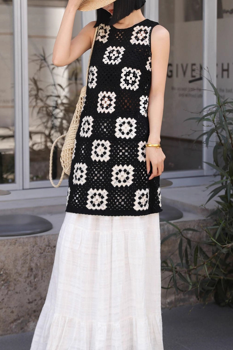 Crochet Pattern Sleeveless Dress