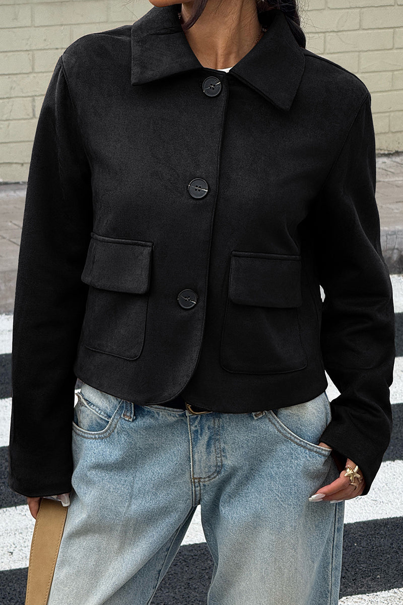 Classic Button-Up Short Jacket