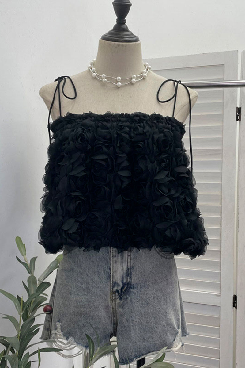 Floral Embellished Strap Camisole