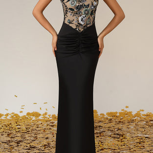 Floral Sleeveless Bodycon Dress