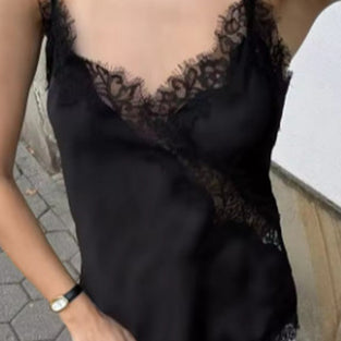 Elegant Lace Asymmetrical Camisole