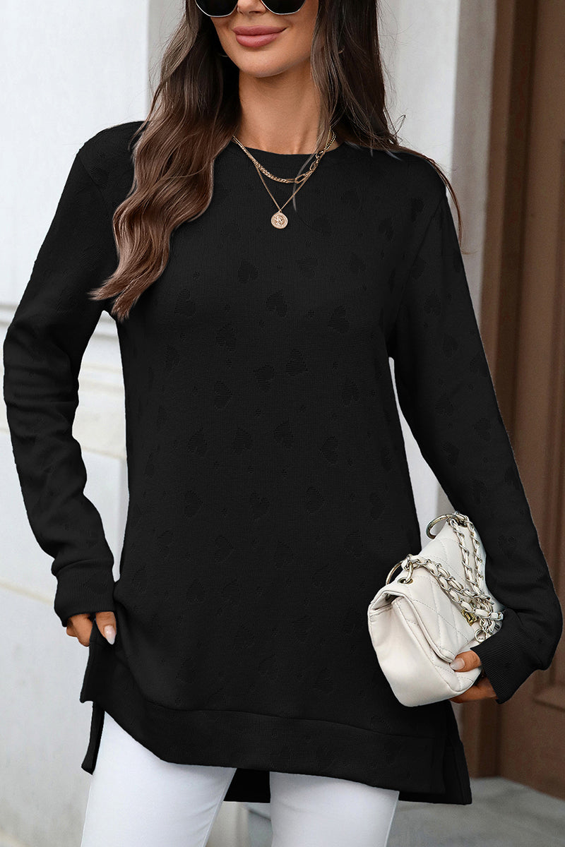Long Sleeve Oversized Tunic Tee