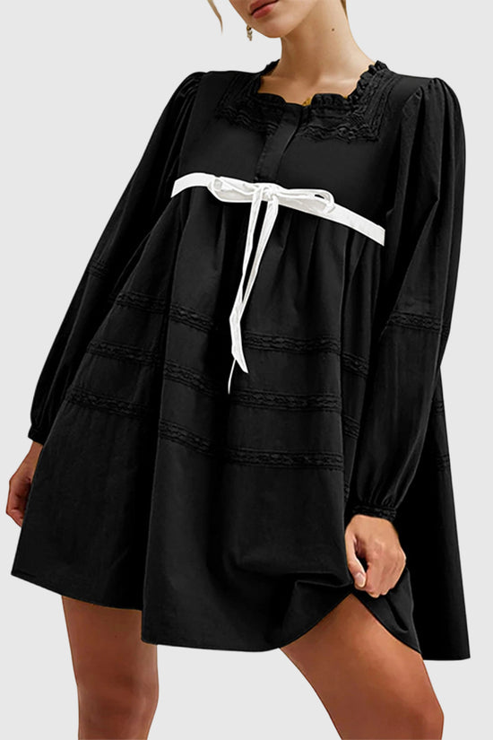 Elegant Ribbon Casual Dress