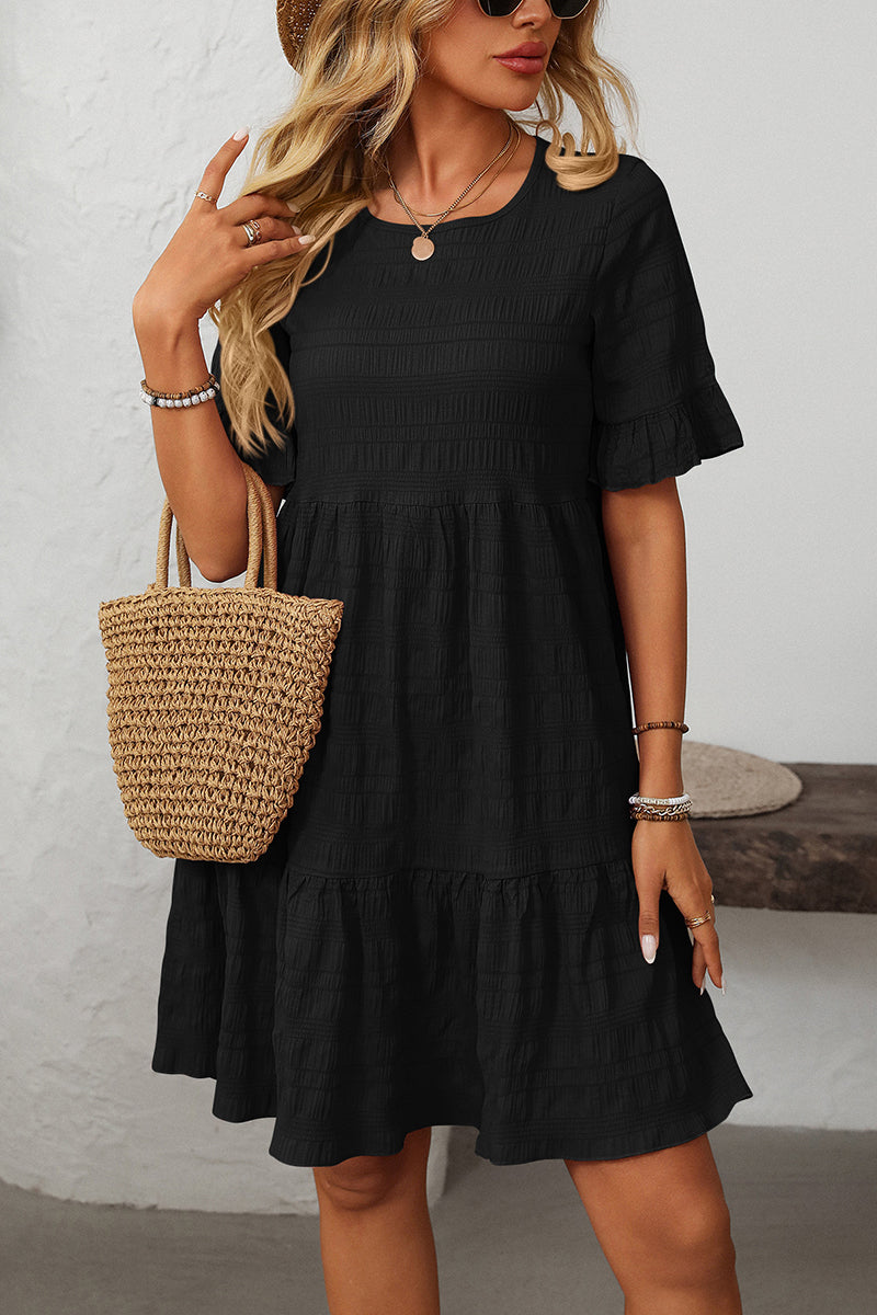 Effortless Elegance Short Sleeve Dress