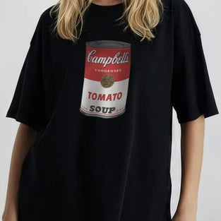Iconic Soup Print Relaxed Fit T-Shirt