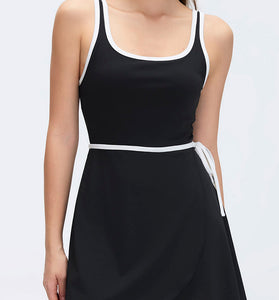 Sleeveless Wrap Casual Mini Dress