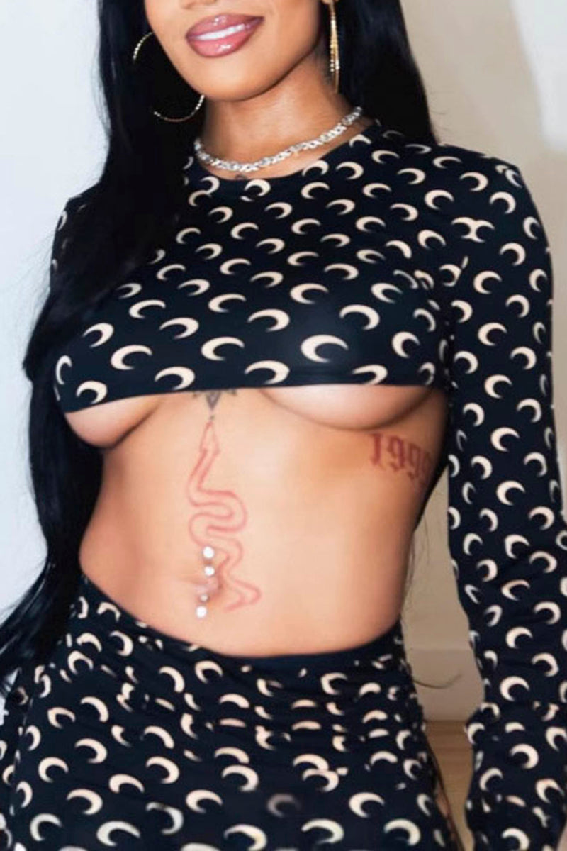 Crescent Moon Skirt Set