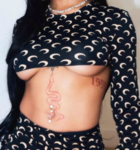 Crescent Moon Skirt Set