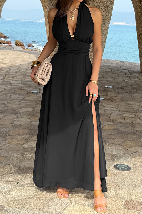 Elegant Sleeveless Maxi Dress