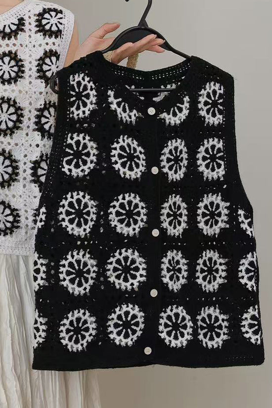 Stylish Crochet Pattern Sweater Vest