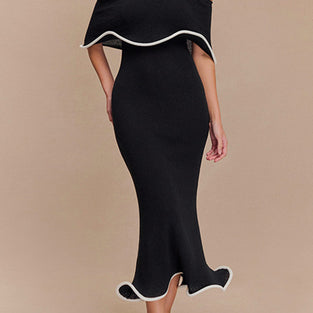 Off-Shoulder Ruffle Casual Dress