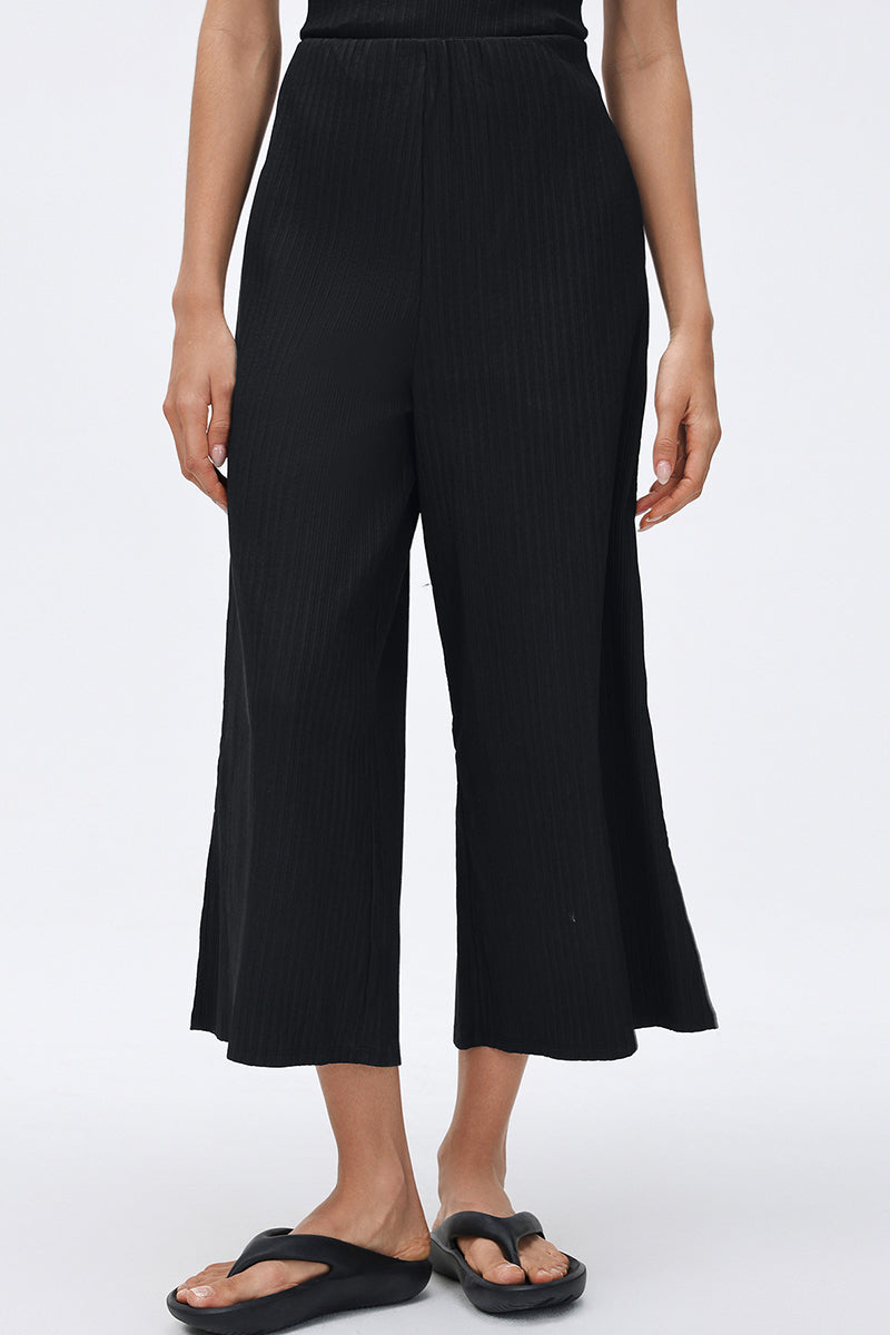 Wide Leg High-Waist Jogger Pants