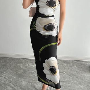 Elegant Floral Maxi Dress