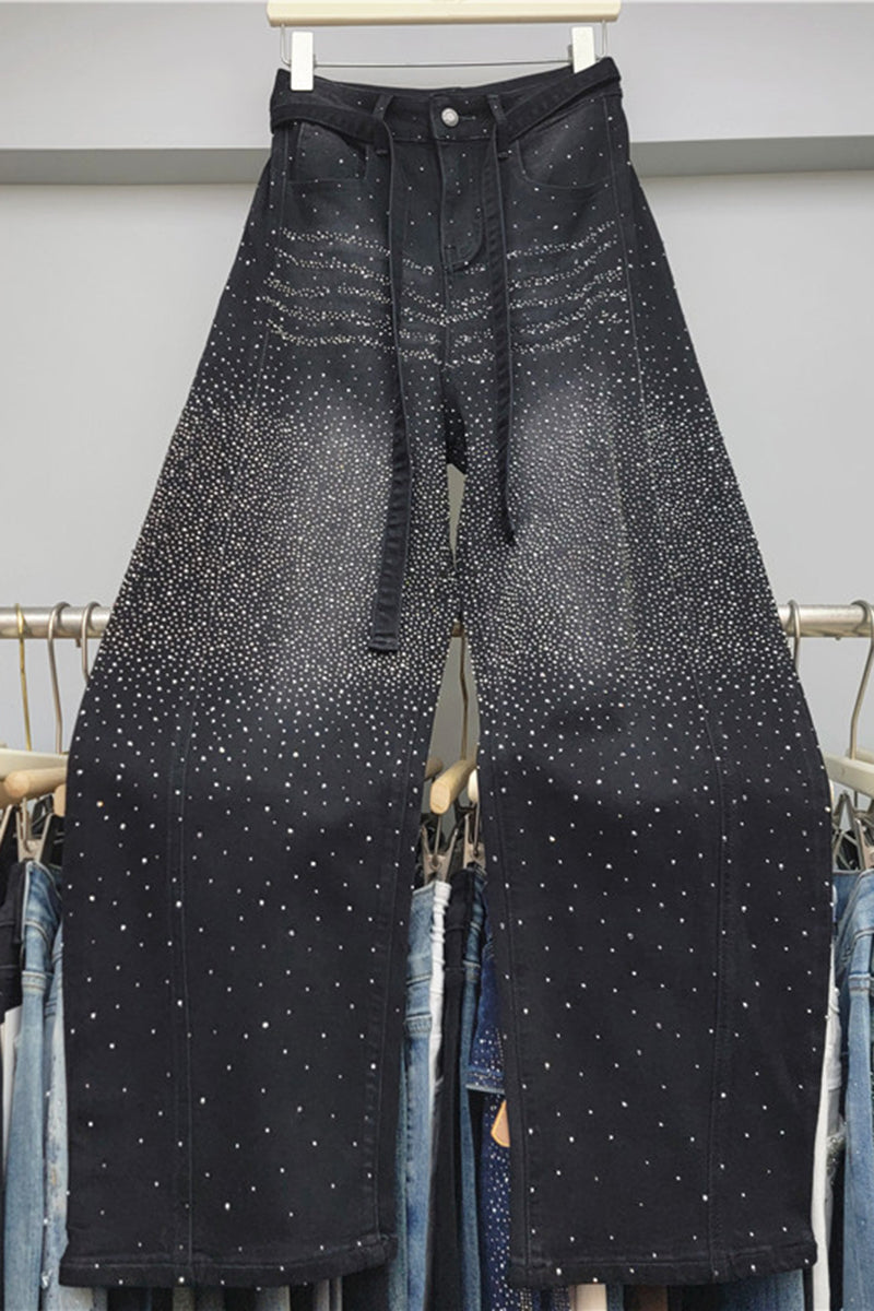 Sparkle Wide Leg Jeans