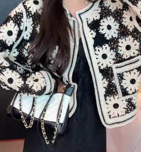 Floral Patterned Cardigan