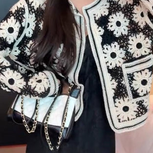 Floral Patterned Cardigan