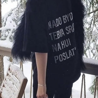 Chic Graphic Oversized Tee