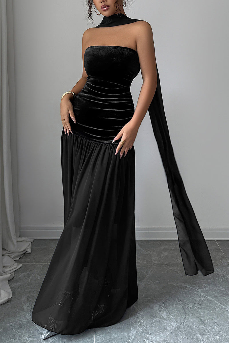Elegant Sleeveless Maxi Dress