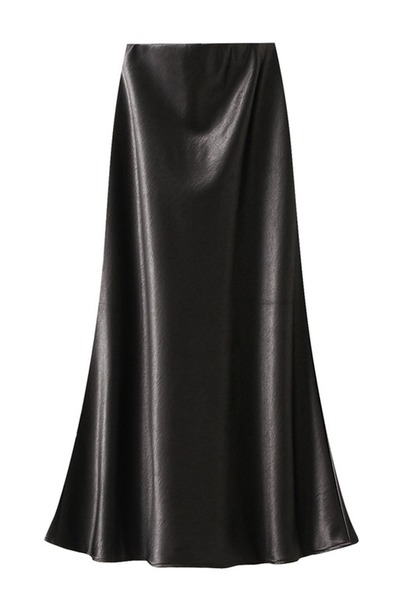 Sleek A-Line Midi Skirt