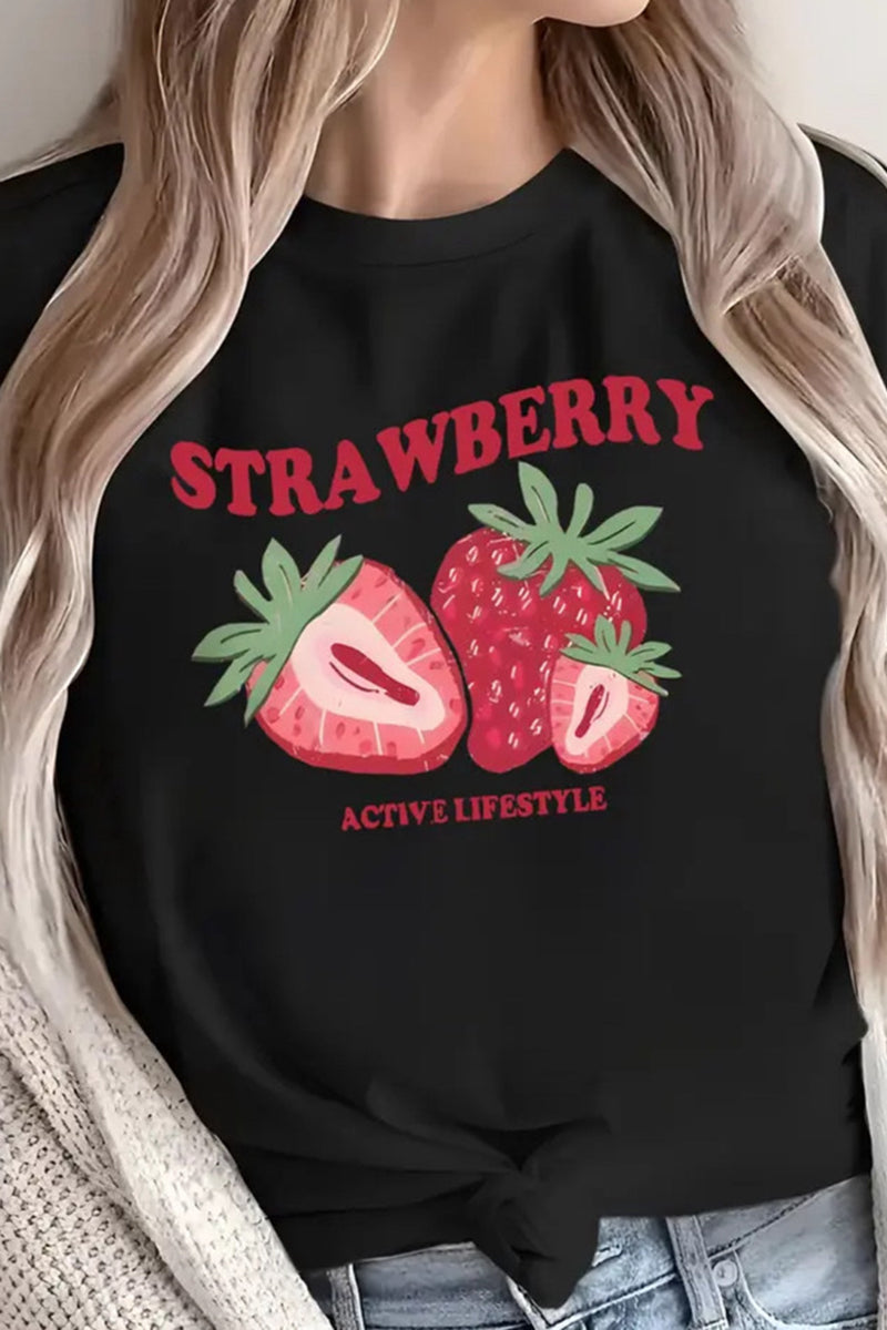 Strawberry Graphic T-Shirt