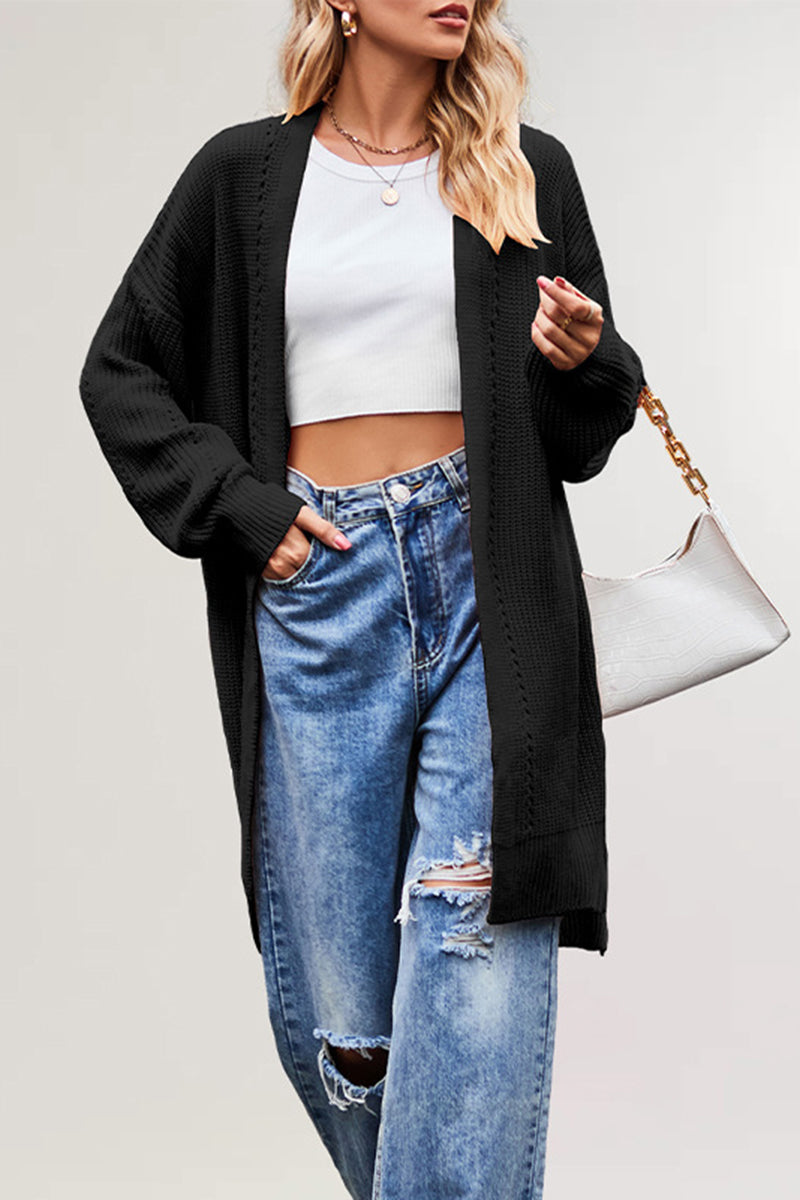 Cozy Longline Cardigan with Open Front