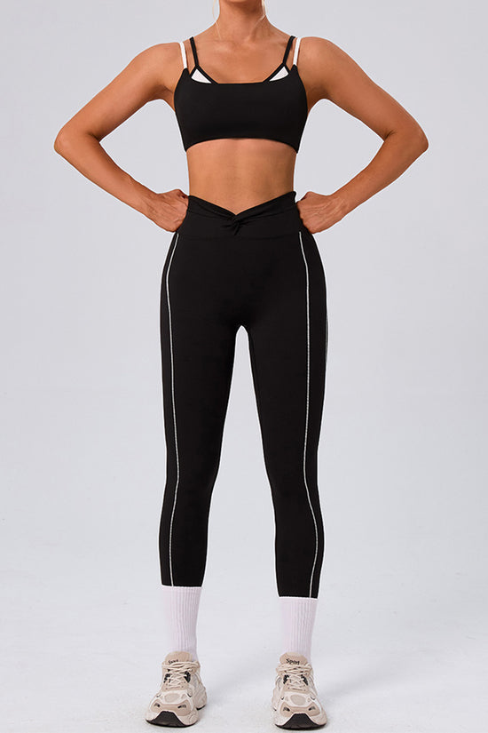 Strap Detail Sports Bra