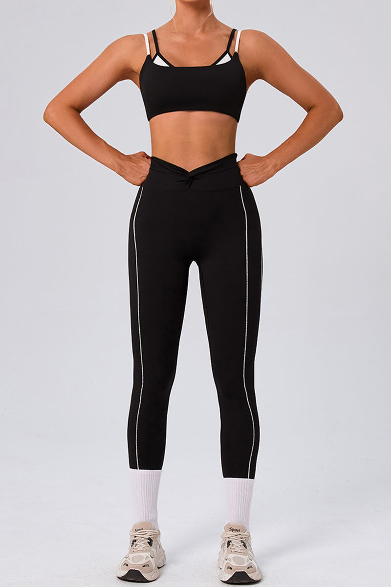Strap Detail Sports Bra